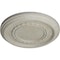 Ekena Millwork Federal Roped Small Ceiling Medallion (Canopies up to 6"), 12 5/8"OD x 1 1/8"P, Pot of Cream Crackle CM12FEPCC - alternate 2